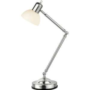  Skiff Collection 1 Light 27 Polished Steel Table Lamp 