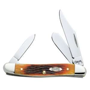  Case Med. Stockman, Autumn Barnboard Handle, 3 Blades 