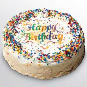 Indulged 10 Vanilla Birthday Cake  Grocery & Gourmet Food