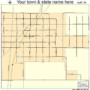  Street & Road Map of South Coffeyville, Oklahoma OK 