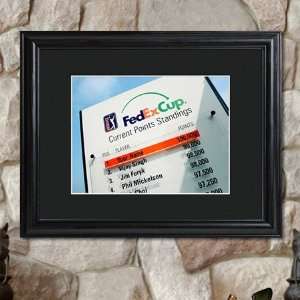 Personalized PGA Fed Ex Cup Leaderboard Print 
