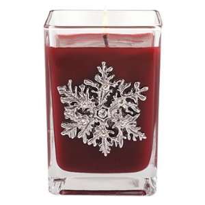   Frost Medium Glass Cube 12oz Candle by Aromatique