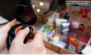 Clean Up Makeup Perfume Organizer DIY Storage Box Utility box desk 