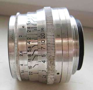 White lens JUPITER 8 2/50 camera FED ZORKI LEICA M39  