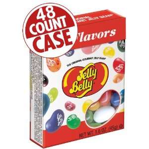 Jelly Belly Assorted Flavors   1.6 oz.Boxes   48 Count Case  