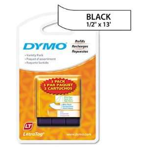  Dymo Letratag Tape Letratag Value Pack, 0.5 Inches x 13 