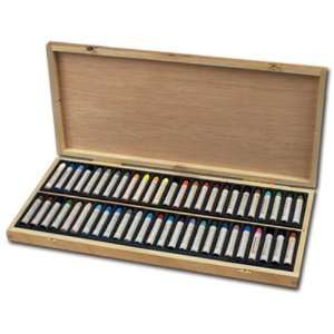 Sennelier Artists Oil Pastel   Wood Box Set of 50 Standard   Assorted 