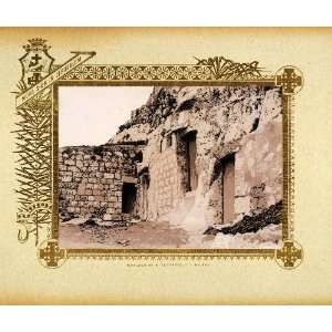   Prophet Isaiah Grotto Tomb Siloe   Original Etching