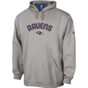  Baltimore Ravens  Grey  Playbook Hooded Sweatshirt Sports 