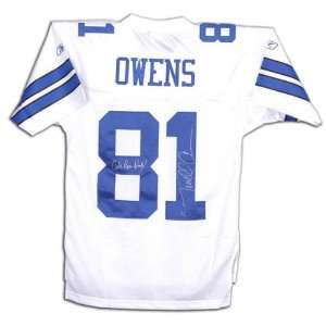  Terrell Owens Dallas Cowboys Autographed Reebok EQT Jersey 