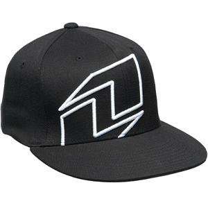  ONE INDUSTRIES YOUTH COLOSSAL FLEX FIT HAT BLACK/WHITE OS 