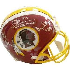  Joe Theismann Autographed Helmet   Replica   Autographed 