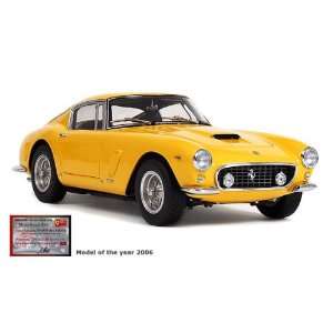  Ferrari 250 GT SWB 1962 Yellow 118 Diecast Model Toys 