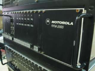 MOTOROLA Docsis 1.0 1.1 CMTS System W/RFM 2000/DCM 2000/IPM 2000 