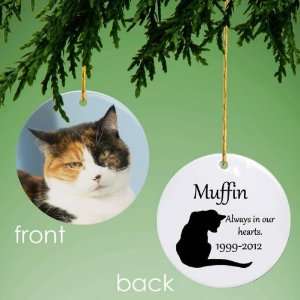  Cat Memorial Personalized Photo Ornament 