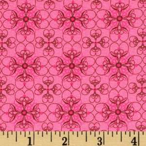  44 Wide Picnic Parade Sidewalk Carnation Fabric By The 