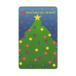 Collectible Phone Card AZA CommNET 20u Holiday 1993 Christmas Tree 