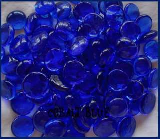 MINI CoBaLt Blue Clear glass gems Mosaic TILE Tiles  