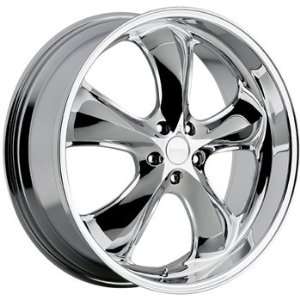 Incubus Shylock 18x7.5 Chrome Wheel / Rim 5x4.5 with a 45mm Offset and 