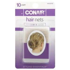  Conair Hair Nets, Light 10 hair nets Health & Personal 