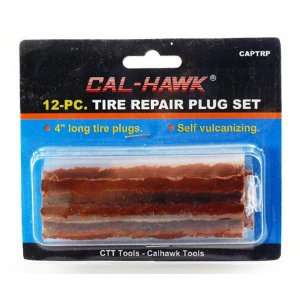  12 pc. Tire Repair 4 Plugs Set   Self vulcanizing Sports 