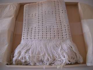 antique crocheted bath towel   vintage   the whole towel not just trim 