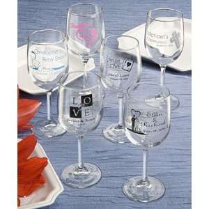  Personalized Wine Glasses