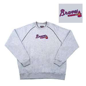  Atlanta Braves MLB Inspired Fleece Sweatshirt (Heather 