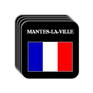 France   MANTES LA VILLE Set of 4 Mini Mousepad Coasters