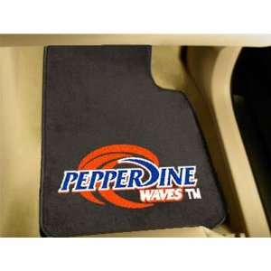 Pepperdine Waves NCAA Car Floor Mats (2 Front)  Sports 