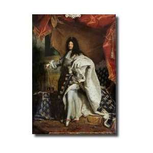 Louis Xiv 16381715 In Royal Costume 1701 Giclee Print