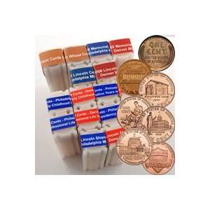    Key Date Lincoln Cent Rolls   800 Uncirculated Coins Toys & Games