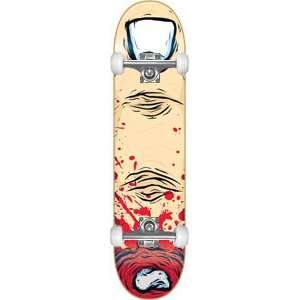 Enjoi Fingerboard Complete Skateboard   7.75 Red w/Raw Trucks & Wheels