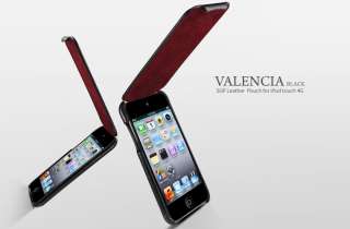 SGP iPod Touch 4G Leather Case Valencia Swarovski Series Black