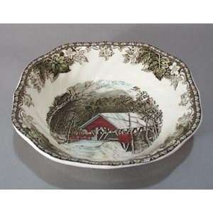   Brothers Friendly Village Footed Soup/Cereal Bowl