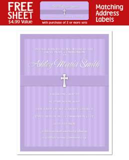 FIRST 1st HOLY COMMUNION Invitations Boy or Girl  