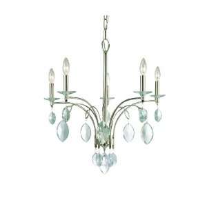  SHELBORNE 5LT CHANDELIER SMALL POLISHED NICKEL