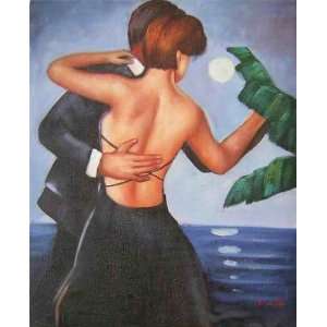  Dinner Dance Oil Painting on Canvas Hand Made Replica 