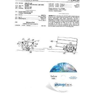  NEW Patent CD for LOAD CONVEYING CART 