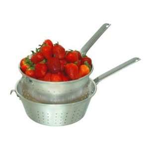  Aluminum Utility Strainer With Handle & Hook   10 1/4 Dia 