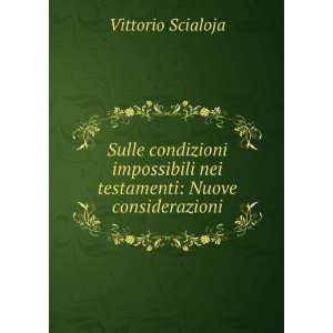    Nuove Considerazioni (Italian Edition) Vittorio Scialoja Books