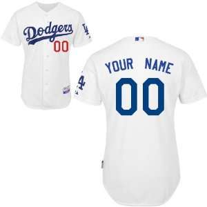  Dodgers Any Name and Number White 2011 MLB Authentic Jerseys Cool 