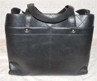 Chanel LARGE Leather Dark Blue Bag/Purse  