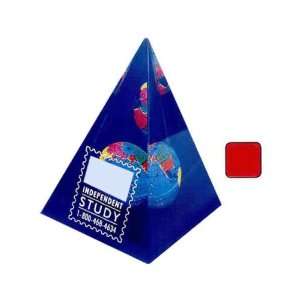  6 working days   Clear acrylic pyramid shape paperweight 