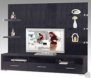 Contemporary Modern Wall Unit TV Stand  