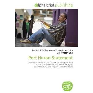  Port Huron Statement (9786133976351) Books