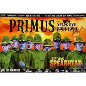  Primus Spearhead 1998 Warfield Concert Poster BGP204
