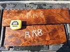 RR2 2 PC CURLY REDWOOD BOARD TURNING