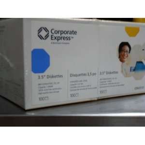 Corporate Express 3.5 Diskettes, DS/HD, 1.44MB 100pk