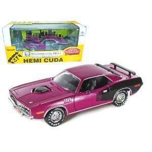  1971 Plymouth Hemi Cuda 1/24 Purple Toys & Games